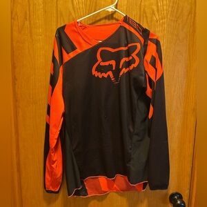 Fox Racing Black and Orange Jersey